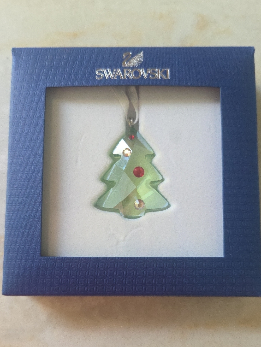 Swarovski Green Crystal Christmas Tree Ornament